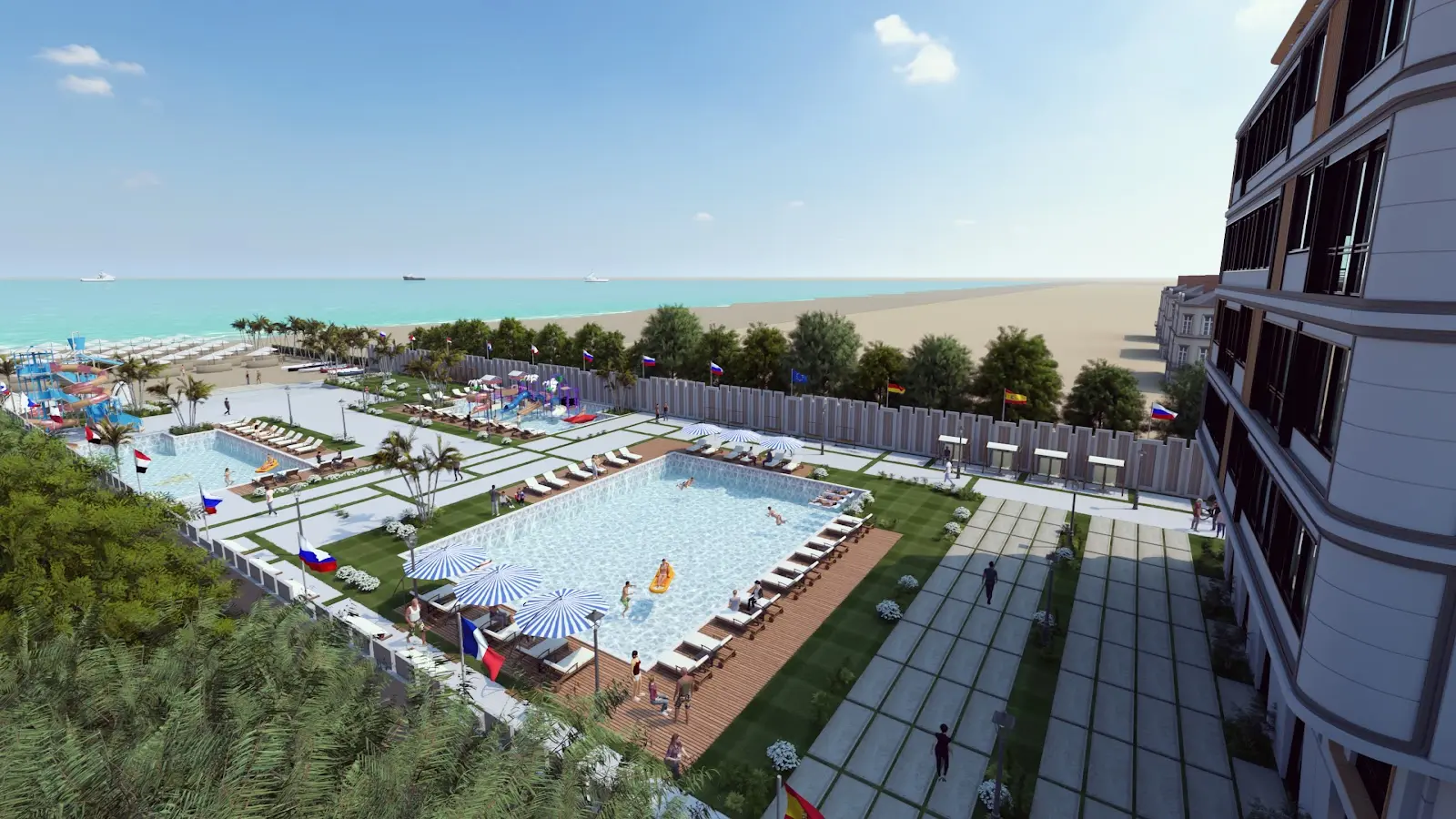 Lavanda Beach Resort — beachfront apartments in Al Ahyaa, Hurghada